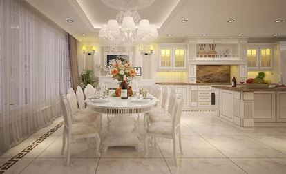 Thiết kế dinh thự tân cổ điển 5 tầng Đà Lạt