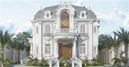 Mẫu kiến trúc biệt thự, cổ điển Bảo Lộc, Di Linh