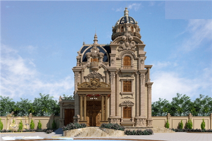 Biệt thự lâu đài mini 3 tầng 1 tum sang trọng tại Đà Lạt