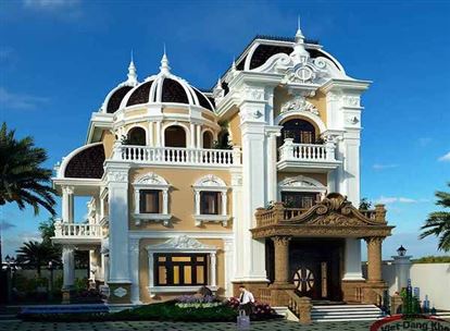 Biệt thự kiểu Pháp 3 tầng đẳng cấp ấn tượng