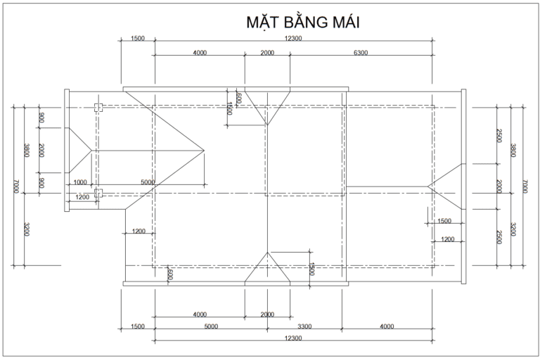 Cấu trúc dinh thự Pháp 2 tầng