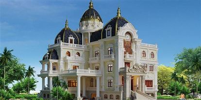 Biệt thự lâu đài cổ điển xa hoa 3 tầng tại Đà Lạt