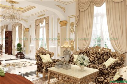 Nội thất dát vàng Lâu đài - Nâng tầm chất lượng cuộc sống