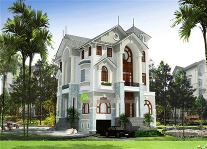 10 mẫu biệt thự vườn cổ điển đẹp ngất ngây