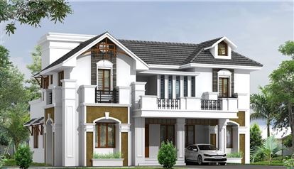 Chiêm ngưỡng nét độc đáo của những mẫu biệt thự mini kiểu Pháp